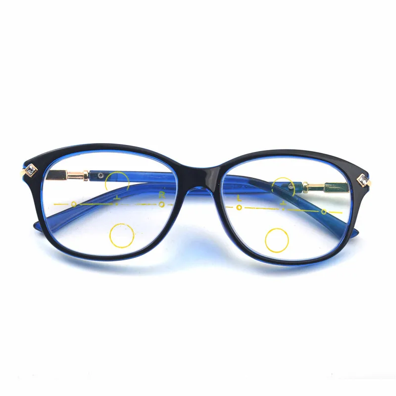 Women Anti glare Reading Glasses See Near Far Multifocal Progressive