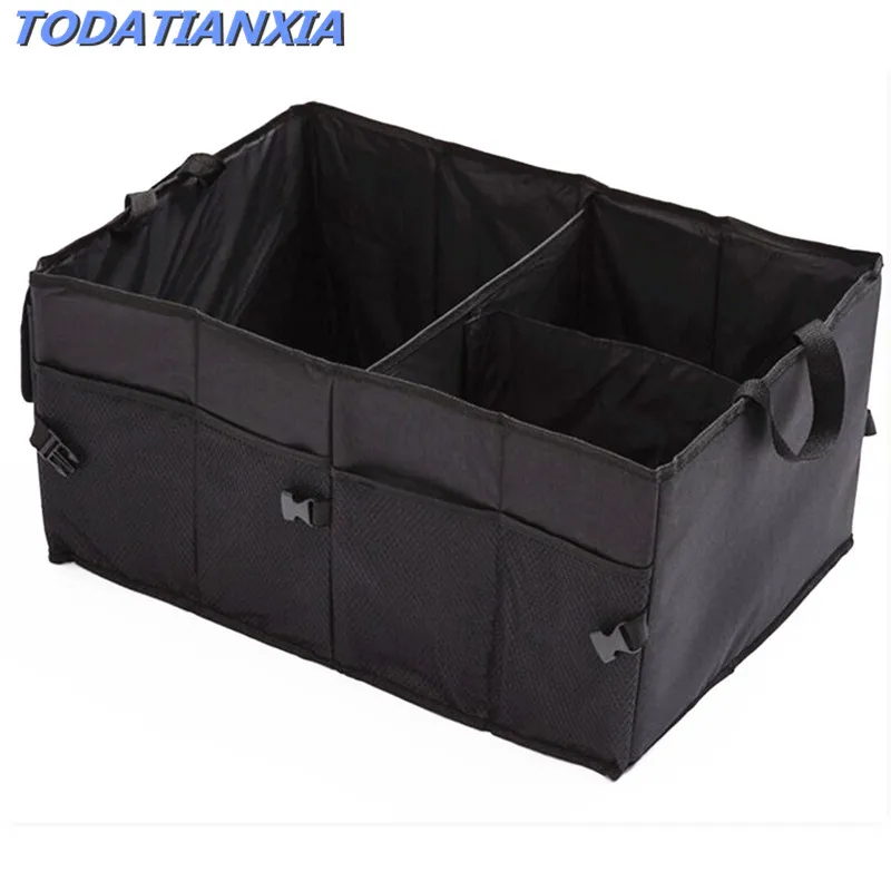 

new style Car Trunk Organizer storage box for SsangYong Actyon Turismo Rodius Rexton Korando For KIA RIO Ceed For VW Golf Skoda