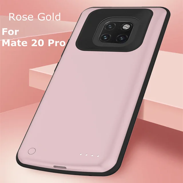 Резервный аккумулятор чехол для Hauwei mate 20 Pro внешний блок питания зарядное устройство для Hauwei mate 20 Расширенный телефон контейнер для аккумуляторных батарей - Цвет: Pink  For 20 Pro