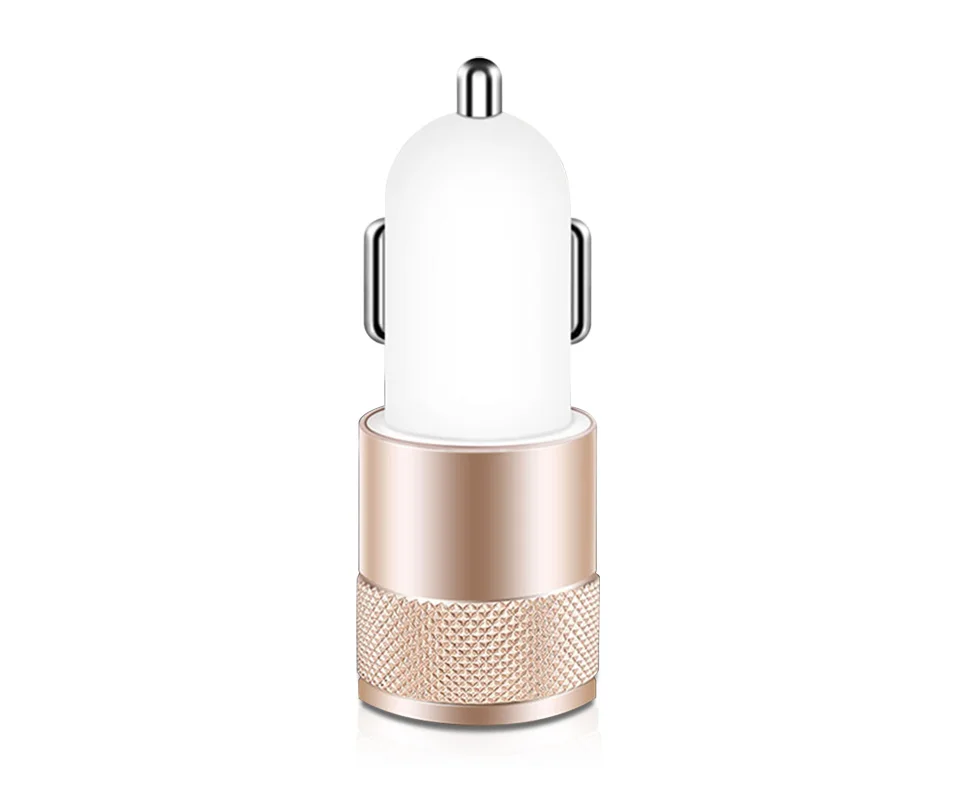 Car Charger KHP Universal Mini Dual USB Car Charger For iPhone 6 6s Plus 5 7 iPhone6 Charger USB Adapter Samsung Led USB Charger-Detail (5)