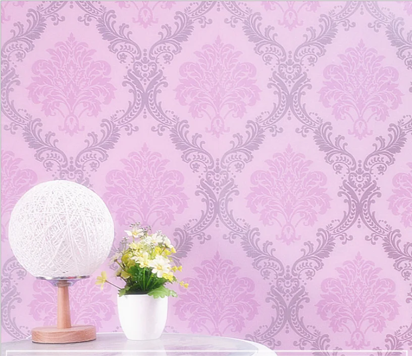 Paper Back Vinyl Floral Flower Design Modern Style PVC Self Adhesive Wallpaper For Interior House Decoration Wall Sticker