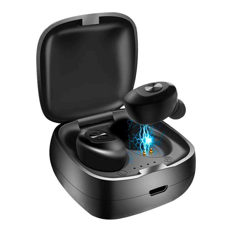 TWS Bluetooth 5,0 стерео беспроводные наушники HIFI Звук спортивные наушники гарнитура с микрофоном