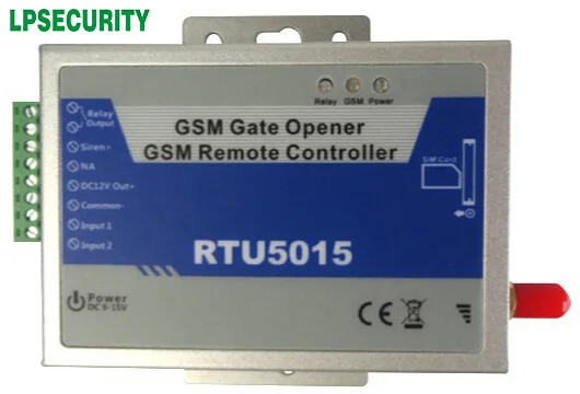 GSM контроллер ворота Android приложение автоматический Открыватель двери по SMS и бесплатный вызов для переключения дистанционного оборудования RTU5015