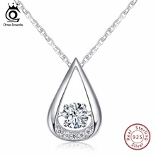 ORSA JEWELS, 925 пробы, серебряные подвески, ожерелья для шарма, женские свадебные& Обручальные Модные женские ювелирные изделия SN40