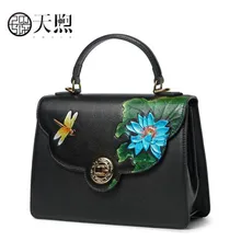 TMSIX новые женские сумки из натуральной кожи Топ тиснение из коровьей кожи сумка модные дизайнерские сумки кожаные сумки через плечо