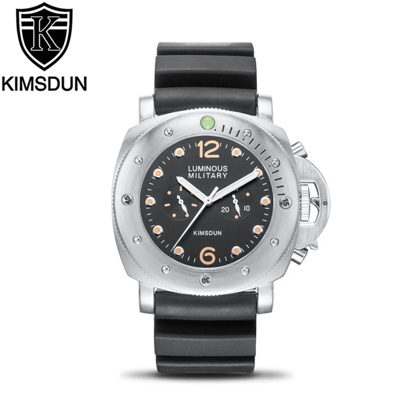 

Top Luxury Brand Mens Watch Automatic machinery Men Watches Fashion Clock Leather Strap Male Wristwatch Relogio Montre KIMSDUN