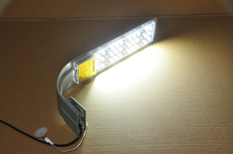 15 Вт/300 люмен температурный дисплей Водонепроницаемый клип-на лампа для аквариума освещение для водных растений высокое качество светодиодный светильник
