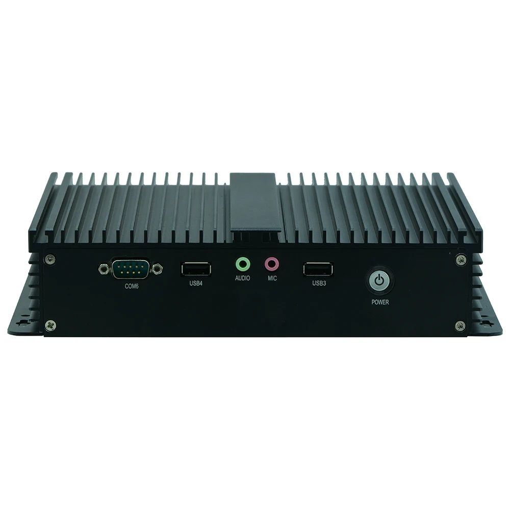Partaker Q2 Fanless Embedded PC Quad Core J1900 with 6 COM 2 COM for RS485 (4)