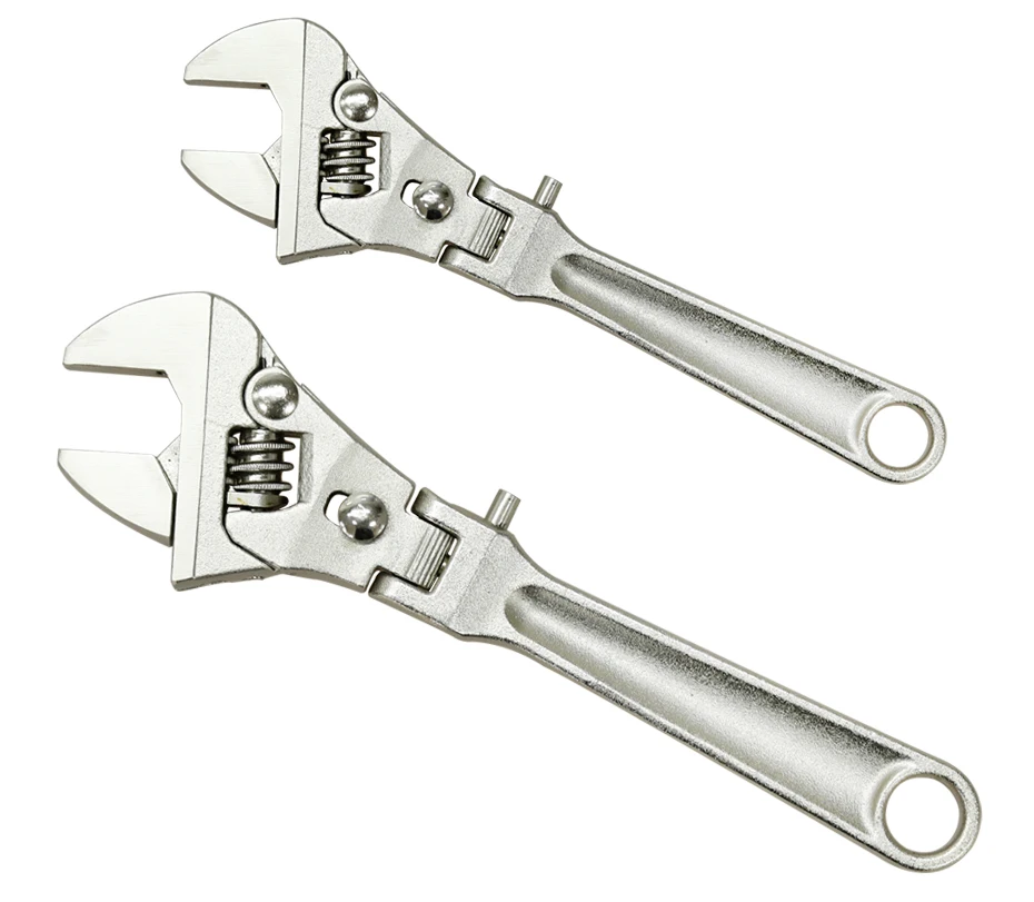 1 шт " 10" разводной ключ складной ручкой двойного назначения трубный ключ гаечный ключ с трещоткой ключ ручной инструмент многофункциональный инструмент