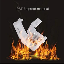 20 шт. 4 светодио дный Pin RGB Светодиодные полосы разъем PBC мм 10 мм полосы для полосы Solderless разъем для SMD 5050 многоцветный светодиодные полосы