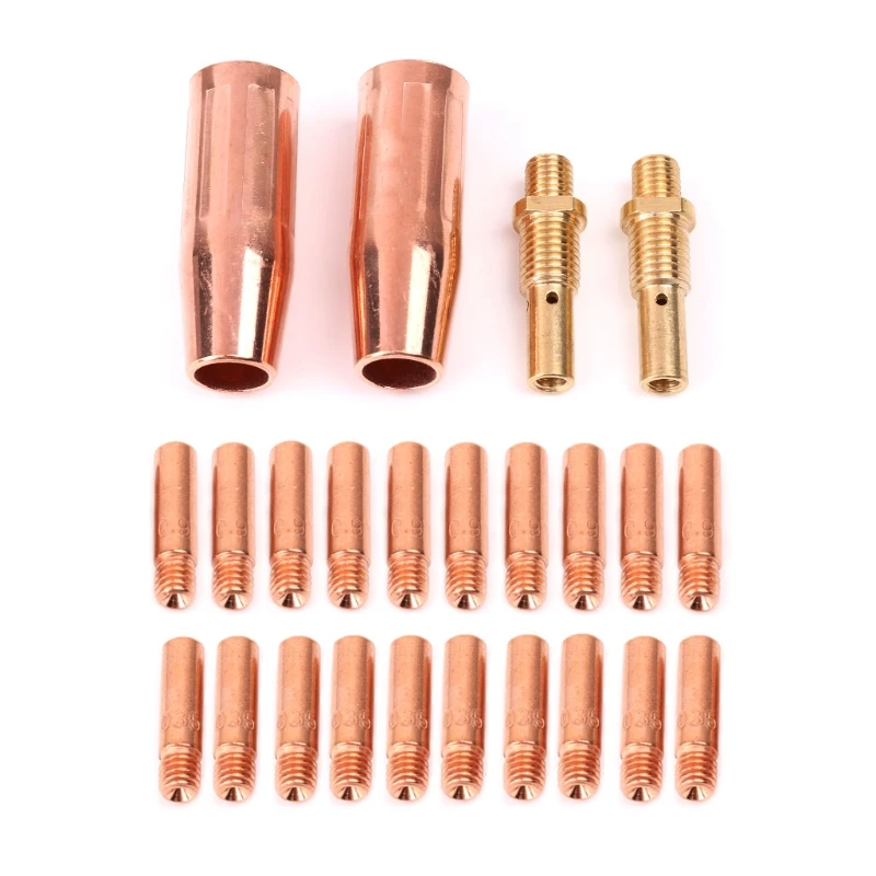 24Pcs/Set Torch Gun Consumable Accessories Kit 0.035\