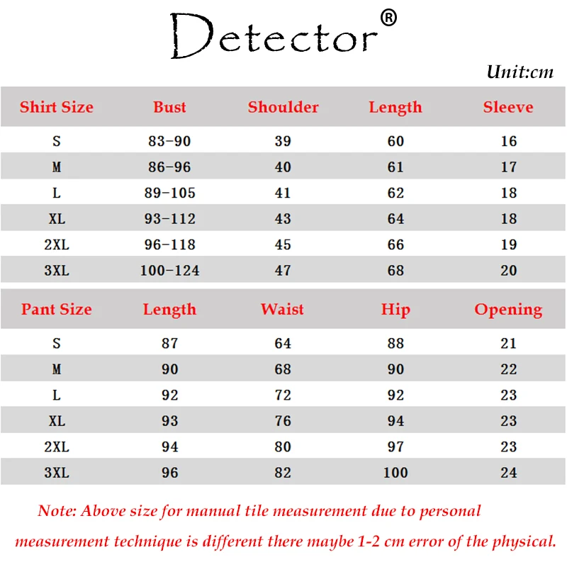 Мужской спортивный костюм Detector Облегающая рубашка с короткими рукавами и