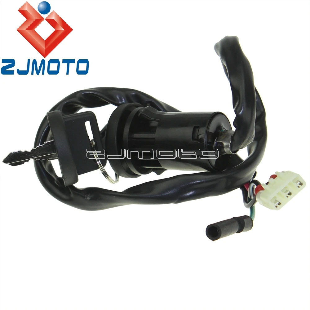 ZJMOTO ключ зажигания мотоцикла для HONDA 250 TRX250TE TRX250TM 2002-2009 2011 2012 2013 ATV