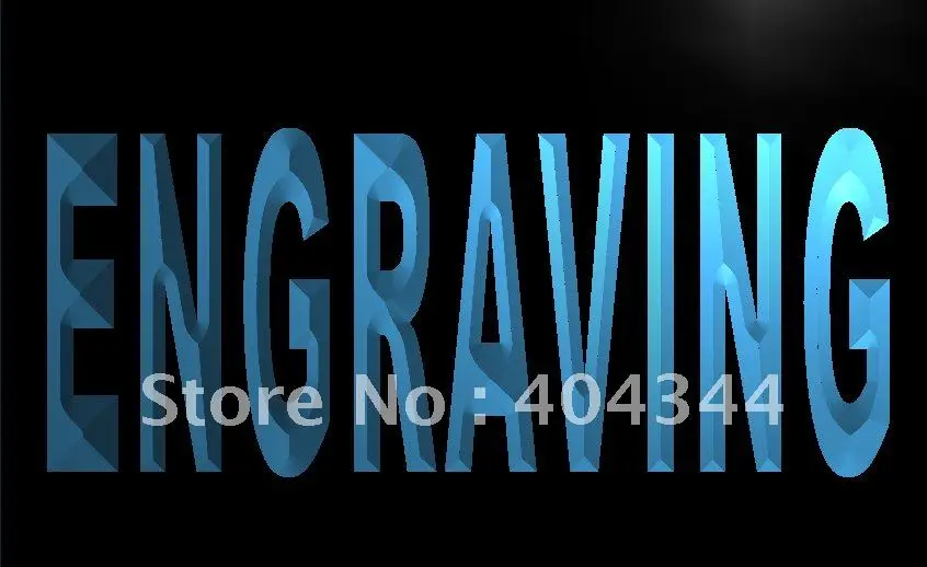

LB595- Engraving Engrave Services LED Neon Light Sign