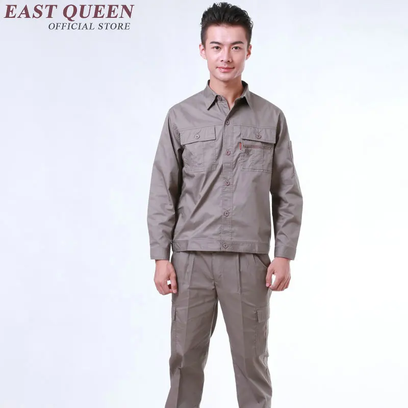 Wholesale work suit unisex work wear uniform men women long sleeve work