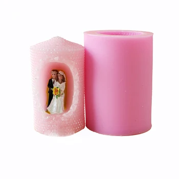 

Nicole Silicone Soap Candle Mold 3D Wedding Shape DIY Handmade Soap Mould Craft Chocolate Resin Clay Decorating Tool