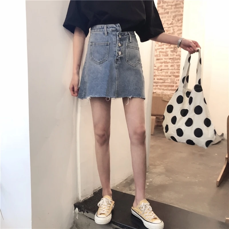Дешевые оптовая продажа 2018 новые летние горячие продажи женские модные повседневные сексуальные джинсовые шорты юбка L34