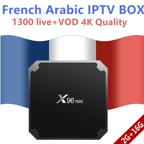 Оранжевый Французская IP tv x96 mini 4k android tv box 7,1+ 1300 NEO tv& vod ip tv подписка Франция арабский Бельгия Испания платная ТВ смарт-приставка - Цвет: Оранжевый