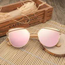 Модные женские бамбуковые солнцезащитные очки поляризованные UV400 линзы зеркало, розовое золото супер звезды мужские деревянные солнцезащитные очки