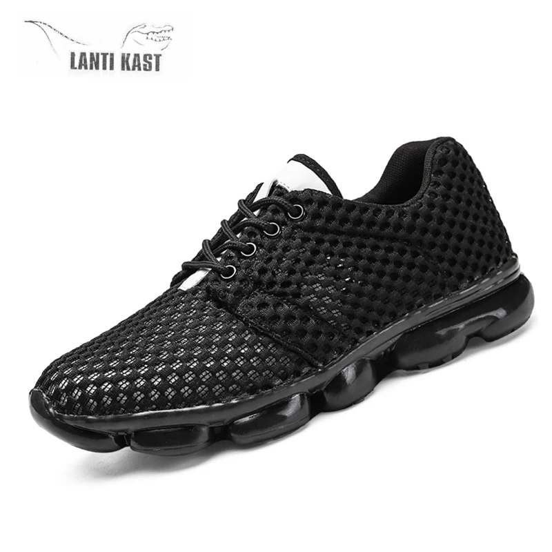 

2019 Men Mesh Sneakers Running Shoes Summer Casual Sports Shoes Breathable Shoes Man Lace up Sneakers 