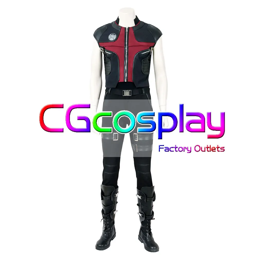 CGCOS Express Shipping The Avengers  Hawkeye Uniform Game Cos Cosplay Costume Uniform Helloween Custom-made