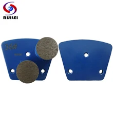 RIJILEI 30 шт./лот 25*12,5 мм* 2 T металлический шлифовальный круг для мозаичный бетон для пола скрепление диаманта шлифование пола диски A20