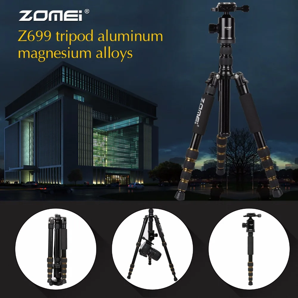 ZOMEI Z699 Aluminum Professional DSLR camera Tripod with Ball Head