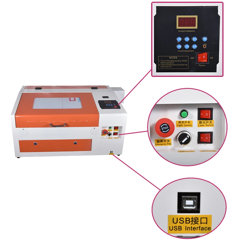  New GY-430 Laser Engraving Machine Computer Laser Lettering Machine Engraved Chapter Machine LOGO M