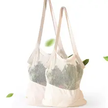 Красивая Лоскутная сумка-шоппер на одно плечо из хлопковой сетчатой ткани многоразовая эко-сумка bolsas de tela