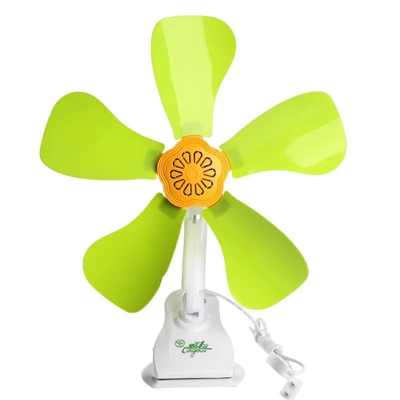 

220V 10W wall mounted clip desktop electric mini fan of green energy-saving fans 700rpm plastic blade