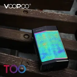 Новинка 2017 года оригинальный voopoo слишком 180 Вт TC поле mod 18650 электронной сигареты мод создано одним или двумя 18650 ячеек с ген. вентилятор