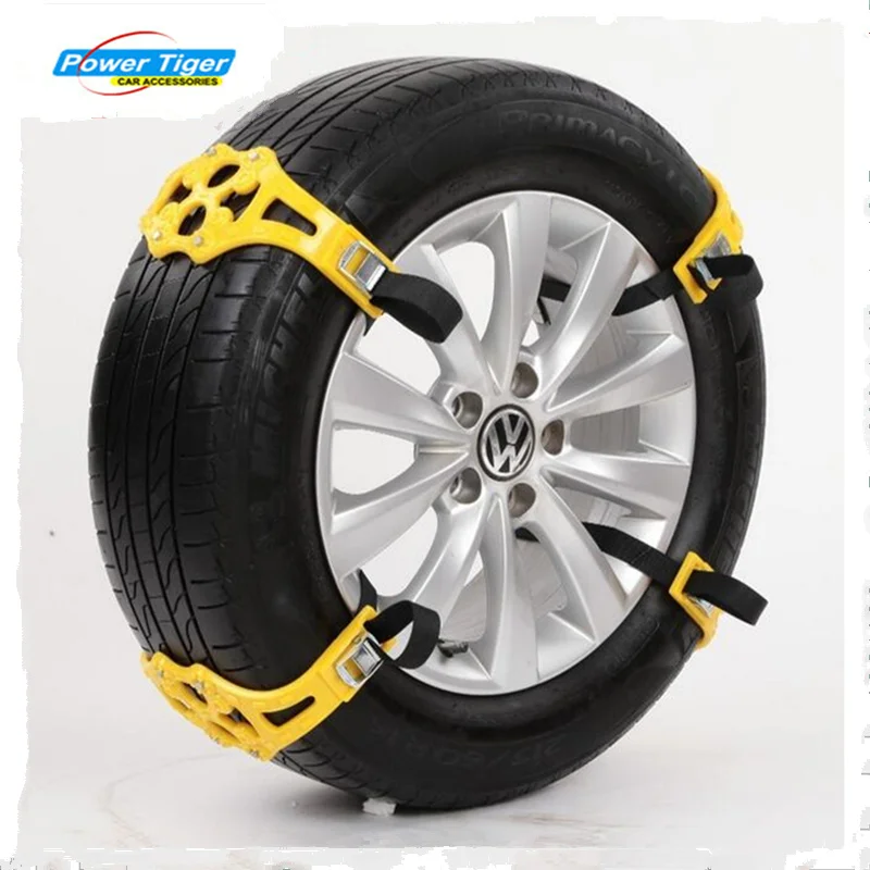 

CARSUN 1PCS Easy Installation Simple Winter Truck Car Snow Chain Tire Anti-skid Belt-D2TB Can Use For More Times