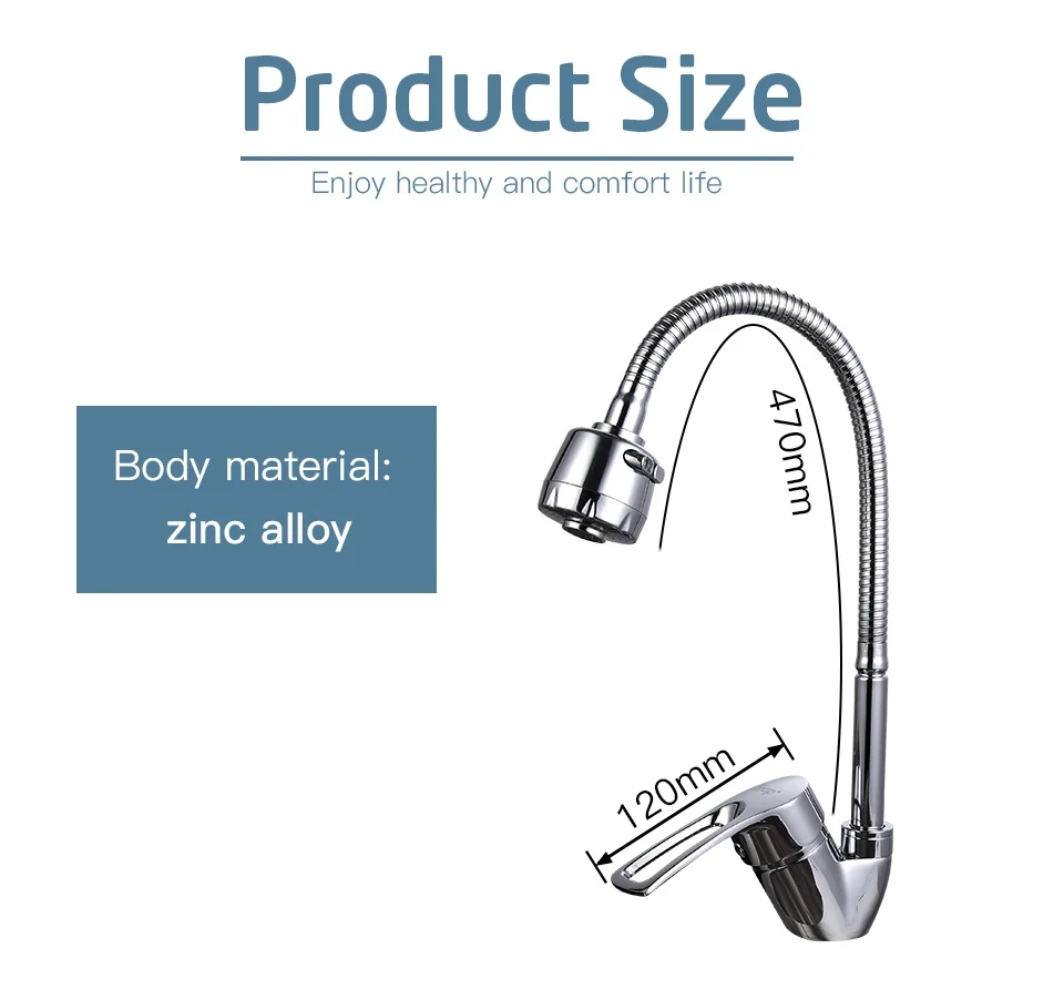 FRAP Solid Kitchen Mixer Cold and Hot flexible Kitchen Tap Single lever Hole Water Tap Kitchen Faucet Torneira Cozinha F4136-B