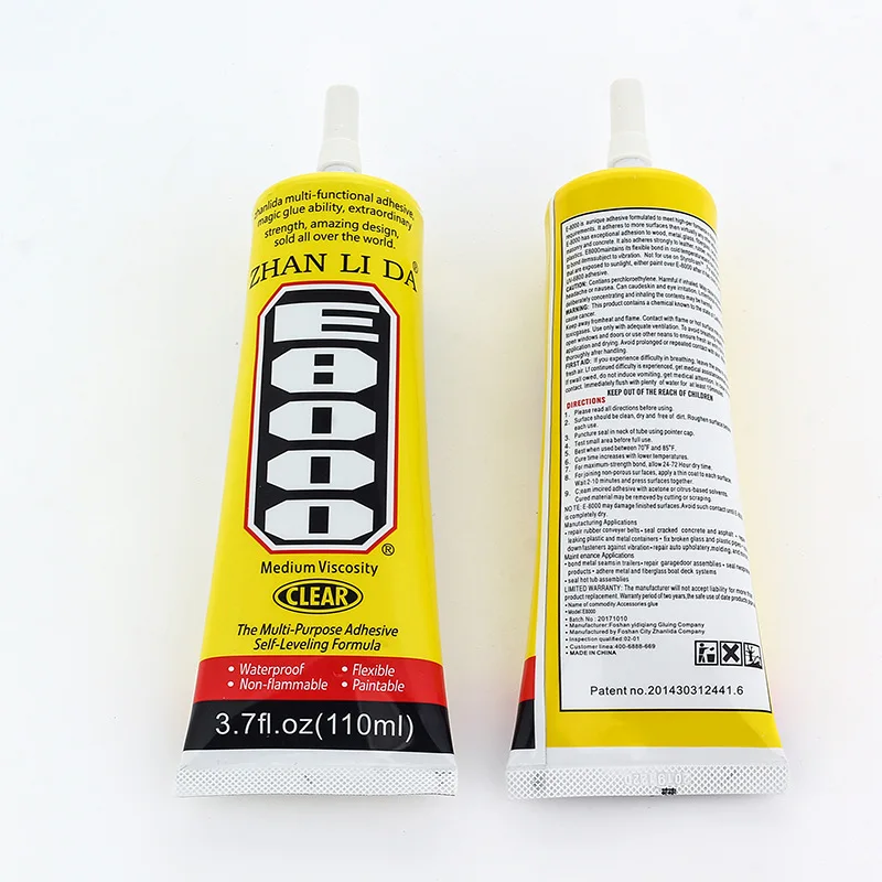

E8000 110ml Super Strong Adhesive Jewelry Glue Multipurpose Liquid Glue Crafts Crystal Rhinestone DIY Fix Phone Screen Glass