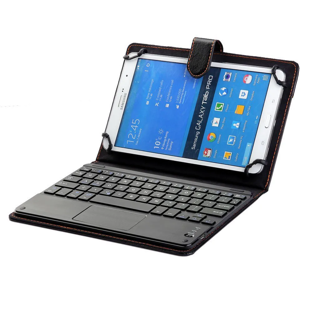

Slim Folio PU Leather Case Stand Cover + Detachable Wireless Bluetooth Touchpad Keyboard For Huawei MediaPad M3 8.4 BTV-W09/DL09