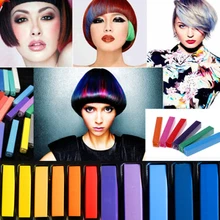 Бесспиртные красящие мелки для волос Удобная Временная супер DIY Цветная краска для волос цветной мелок легко наносится или мыть