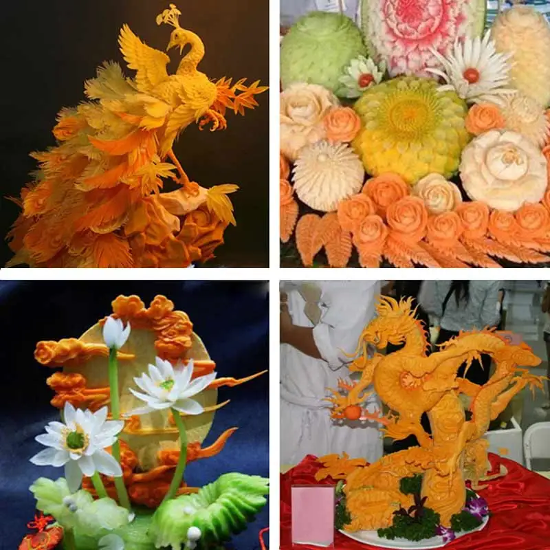 

80pcs/ Set Carving Tools Decorators Fruit Vegetable Garnishing Cutting Engraving Peelers Cutters Tool Sets UYT Shop