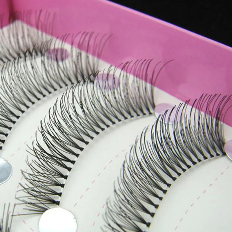 

10pair Handmade False Eyelashes for Women Makeup Fake Eye Lashes Extensions Tool Cosmetic Mink Eyelashes Full Strip Eye Lashes