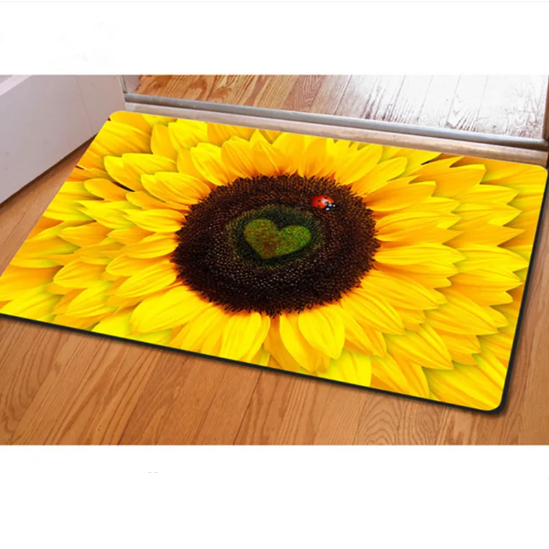 Online Buy Wholesale sunflower bathroom rugs from China sunflower
