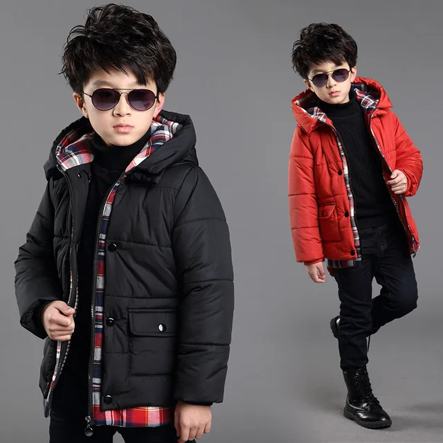 hot sale kids winter coat new children's winter clothing boys warm jacket tide lengthened 3