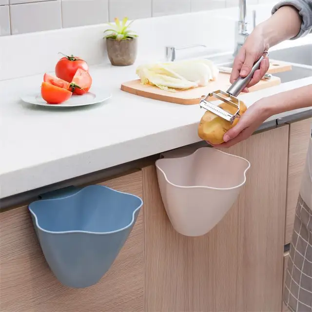 Best Price Kitchen Household Garbage Storage Boxes Multifunction Cabinet Trash  Debries Hanging Storage Boxes Debris Storage Boxes