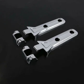 

for Jeep Wrangler JL 4DR 2018 2019 (Not fit for JK model) Chrome Car-Styling Exterior Tailgate Hinge Cover 4* Accessories