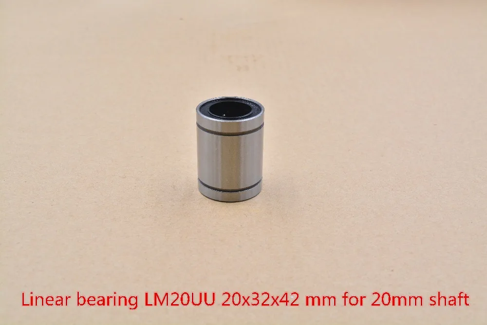 

LM20UU LME20UU LM20UUAJ 20mm linear ball bearing bush bushing for 20mm rod round shaft 1pcs
