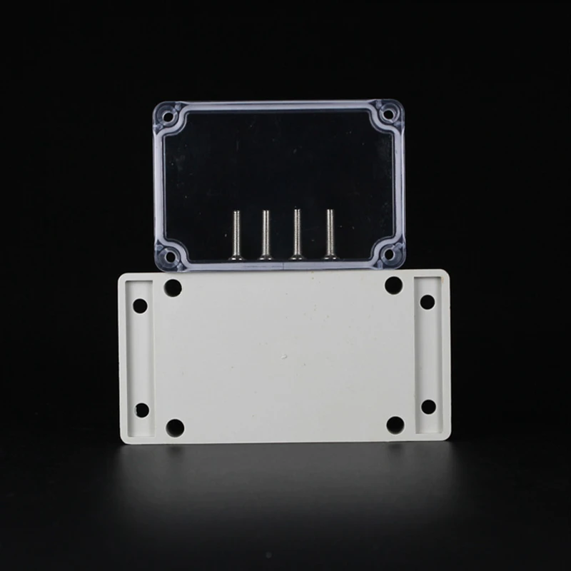 IP65 100x68x50 мм водонепроницаемый распределительный ящик из прозрачного пластика проект коробка терминал прозрачный открытый корпус коробка настенное крепление