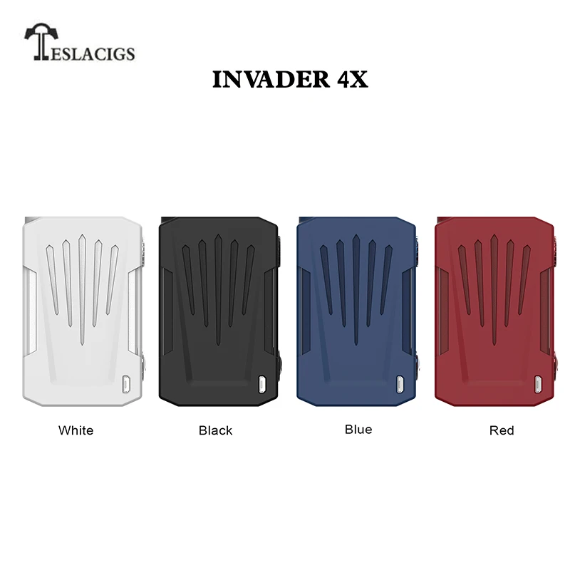 

Tesla Invader 4X VV Box MOD for Invader 4X Kit Over puffing protection Adjustable Voltage E-Cigarette Vaping Mod