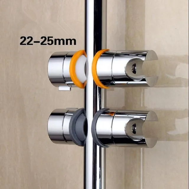 ABS Chrome Shower Head Holder Adjustable 22 25MM Bathroom Shower