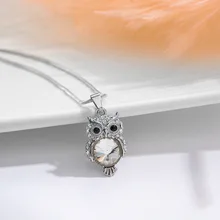Best Cheap Swarovski Element Crystal Owl Necklace