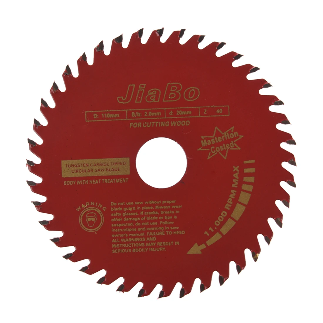 SHGO HOT 110mm Diameter 40T Rotary T.C.T Metal Saw Blade for Wood