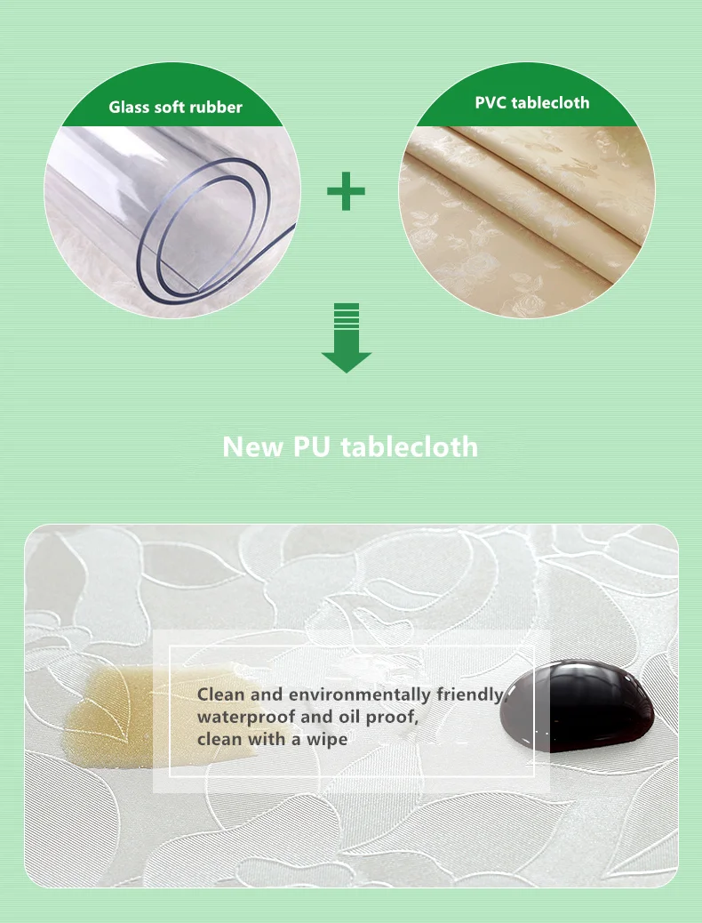  High quality waterproof Table Cloth Anti-scalding oil-proof table cloth Kitchen accessories home de