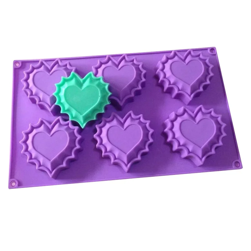 Силиконовая форма для выпечки торта 6 отверстий|diy mold|baking moldcake baking molds |